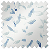 Watercolour Leaves, Blue River - Roller Blind
